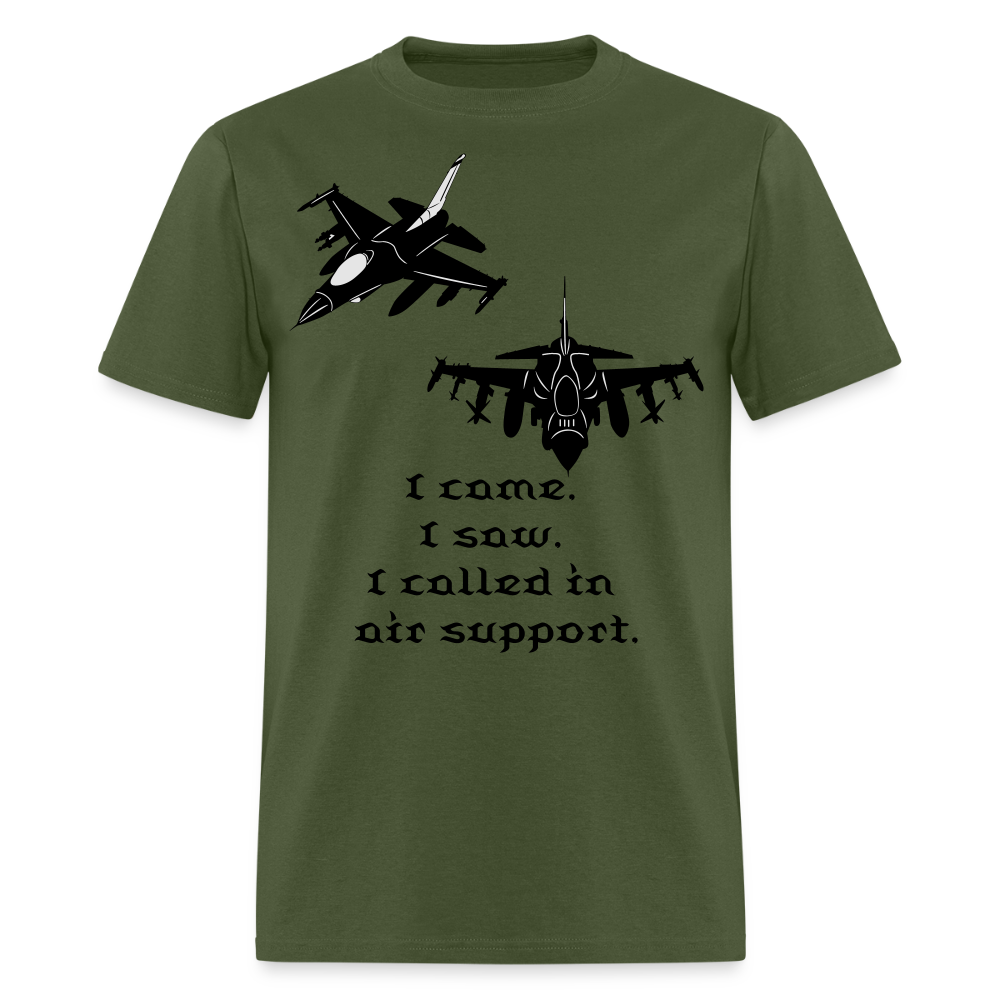 I Came I Saw Unisex Classic T-Shirt - military green