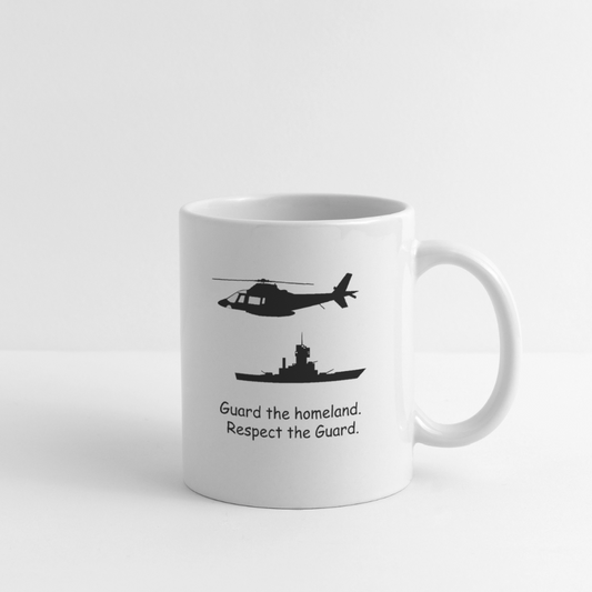 Respect The Guard Coffee/Tea Mug - white