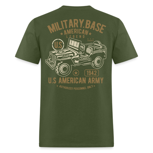 This We'll Defend Army Back Design Unisex Classic T-Shirt - military green