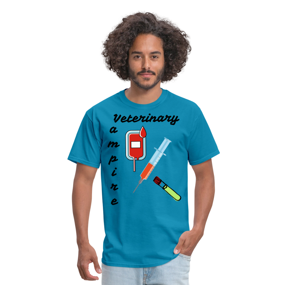 Veterinary Vampire Unisex Classic T-Shirt - turquoise