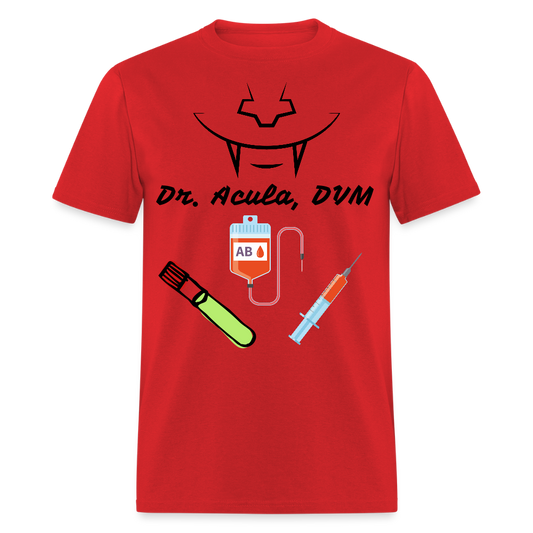 Dr. Acula Unisex Classic T-Shirt - red