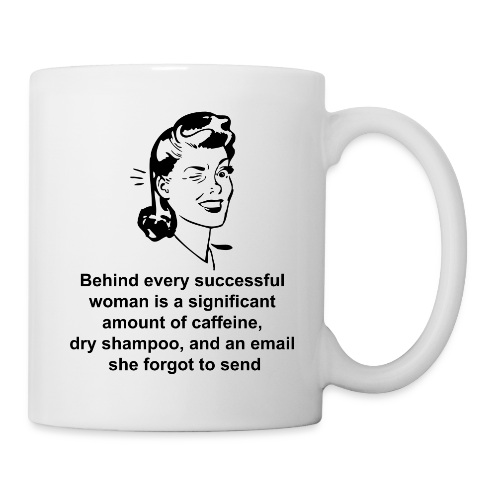 Successful Woman Coffee/Tea Mug - white