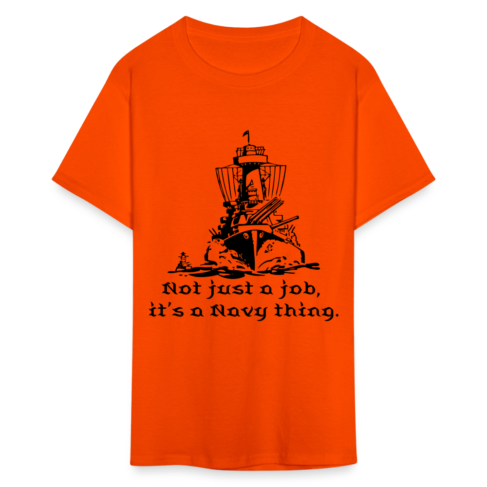 It's A Navy Thing Unisex Classic T-Shirt - orange