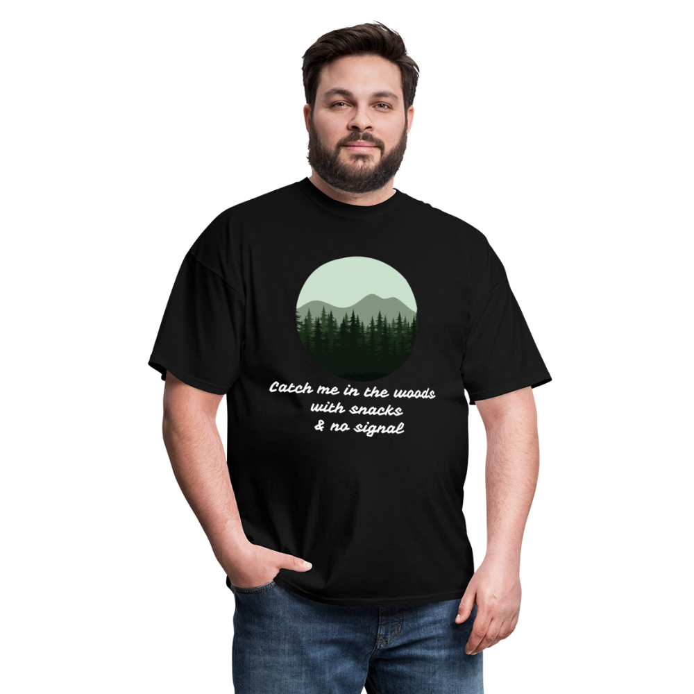 Hiking Unisex Classic T-Shirt - black