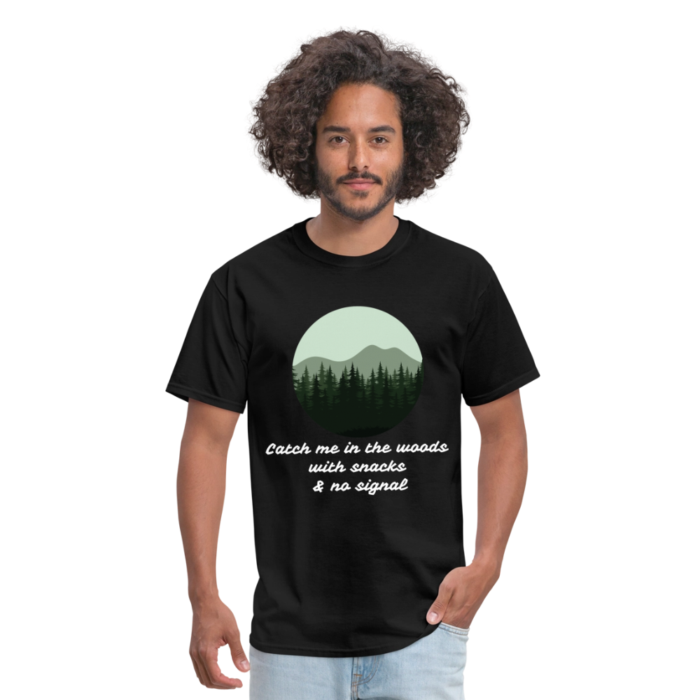 Hiking Unisex Classic T-Shirt - black