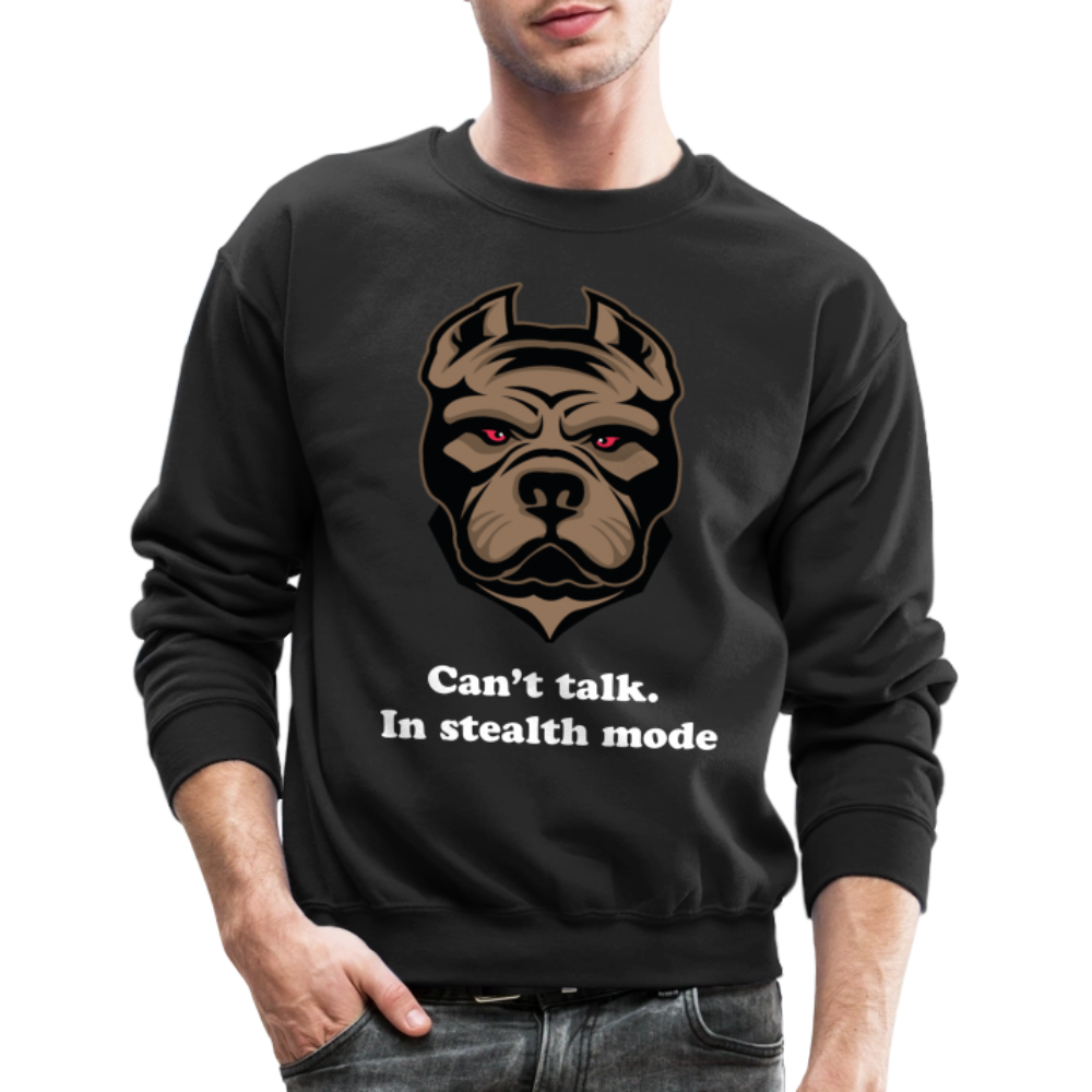 Can't Talk Unisex Crewneck Sweatshirt - black