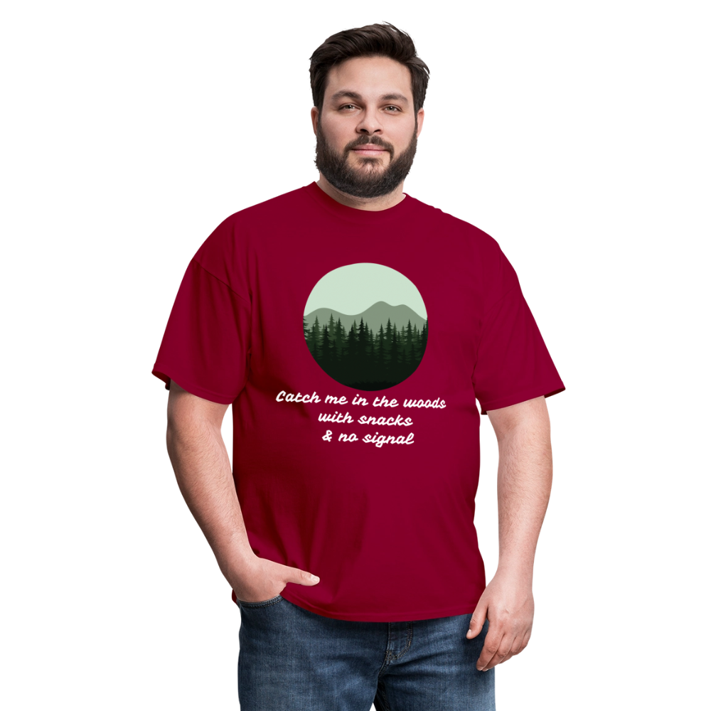 Hiking Unisex Classic T-Shirt - dark red