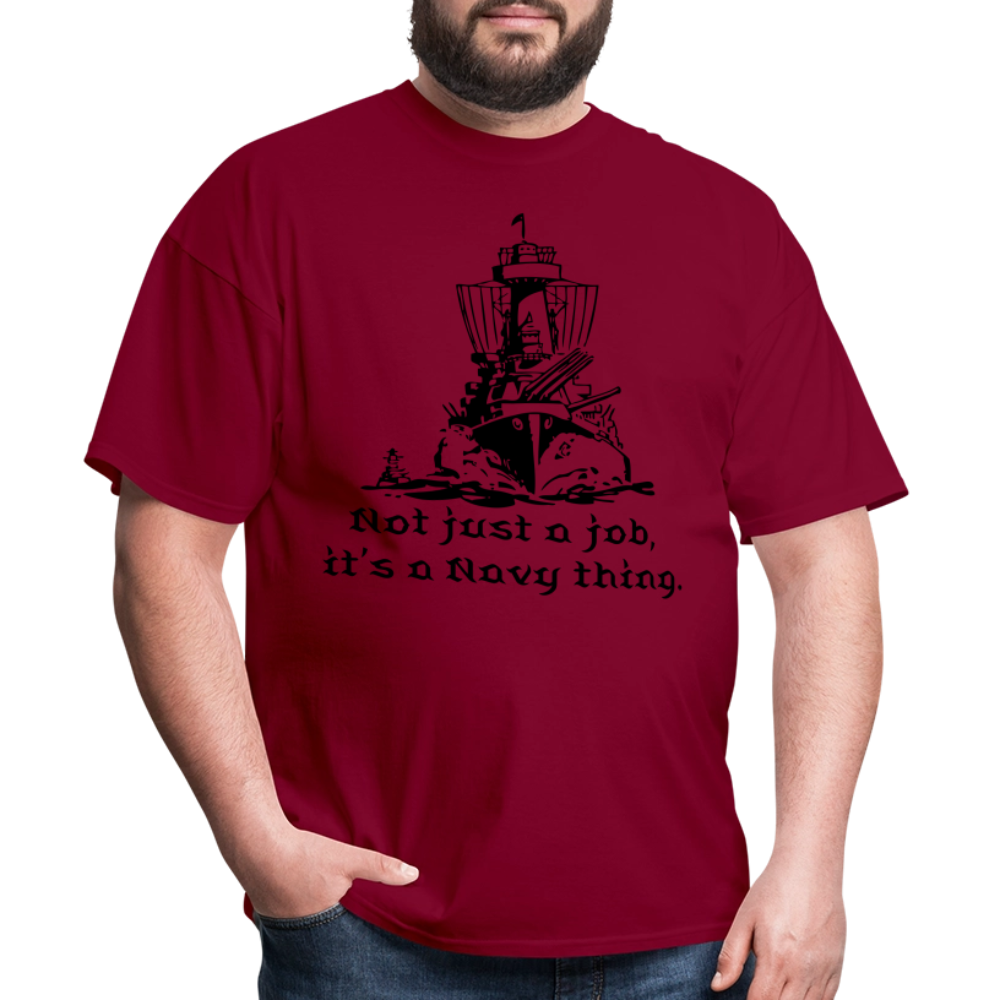 It's A Navy Thing Unisex Classic T-Shirt - burgundy