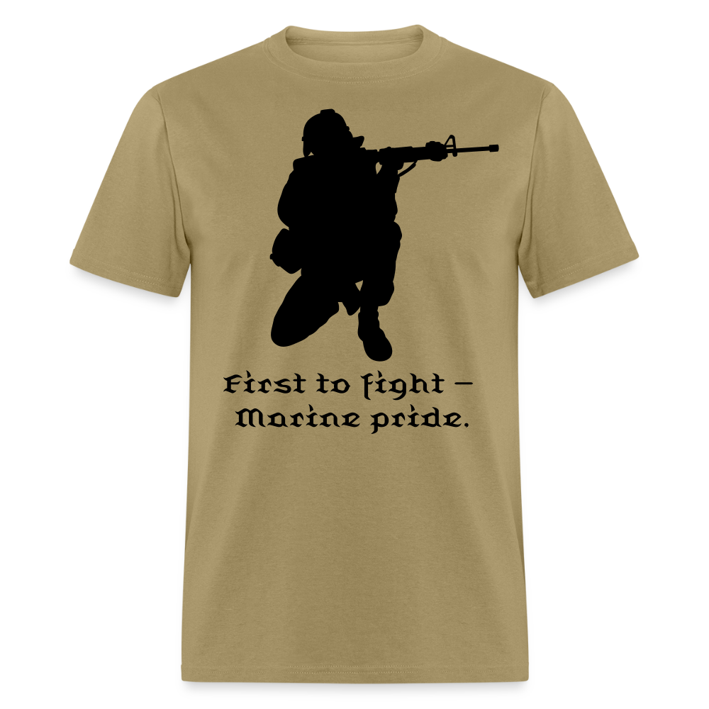 First To Fight Unisex Classic T-Shirt - khaki