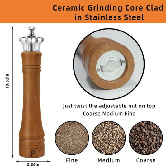 10 Inch Salt And Pepper Grinder Set