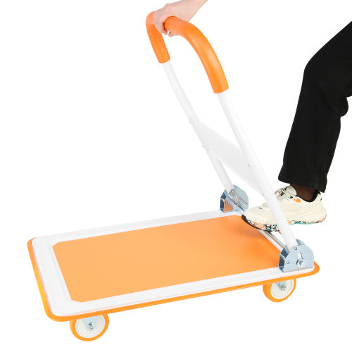 Mobile Platform Trolley, Foldable For Easy Storage, 360-degree Swivel Wheels, 330 Lb Weight Capacity Unavailable Platforms- Welfel , Temu