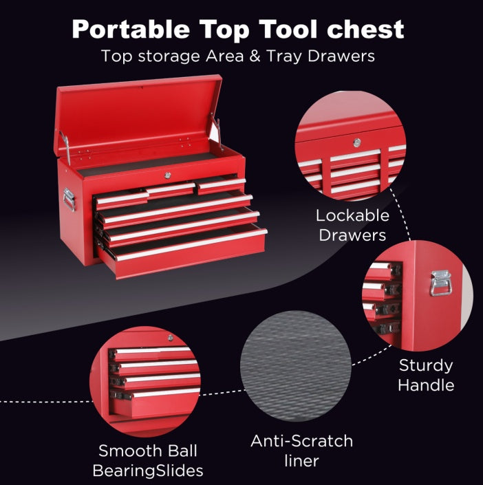 Multi-functional Combination Heavy Tool Cart, 2-in-1 Tool Cart, Auto Repair Tool Cabinet Garage