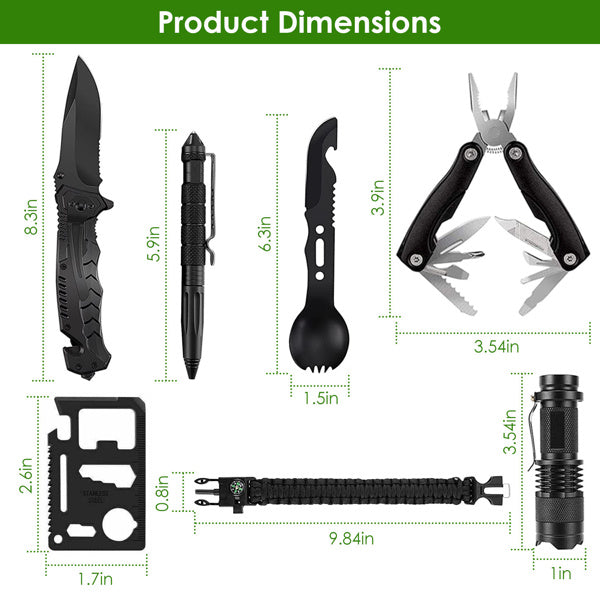 47 In 1 Survival Bag
