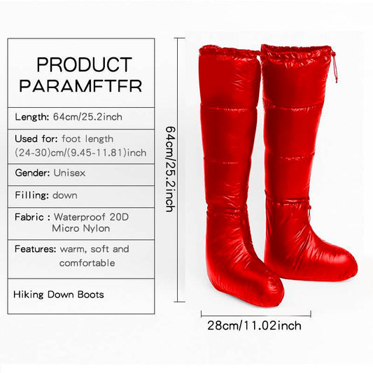 Camping Down Socks Sleeping Bag Socks Kamperbox Sleeping Bag Down Boots