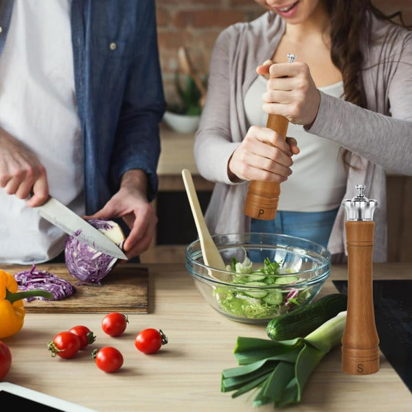 10 Inch Salt And Pepper Grinder Set