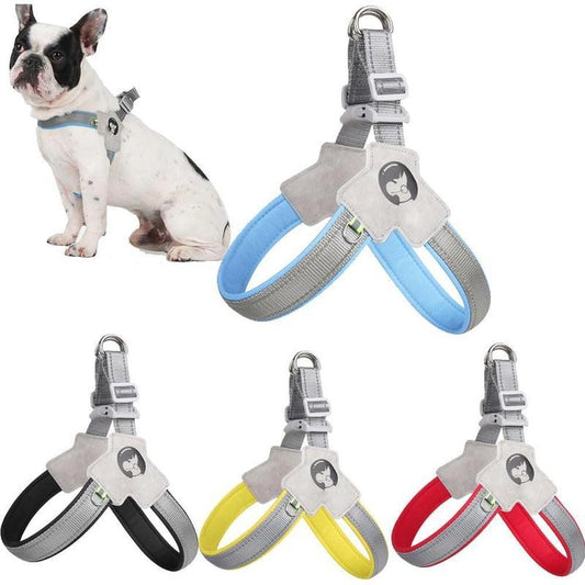 Pet Dog Cat Harness, Pet Harness With Leash Set, Adjustable Puppy Harness Comfortable Reflective Easy Control Dog With Leather Leash,.No-Pull No Choke Pet Harness For Training Walking