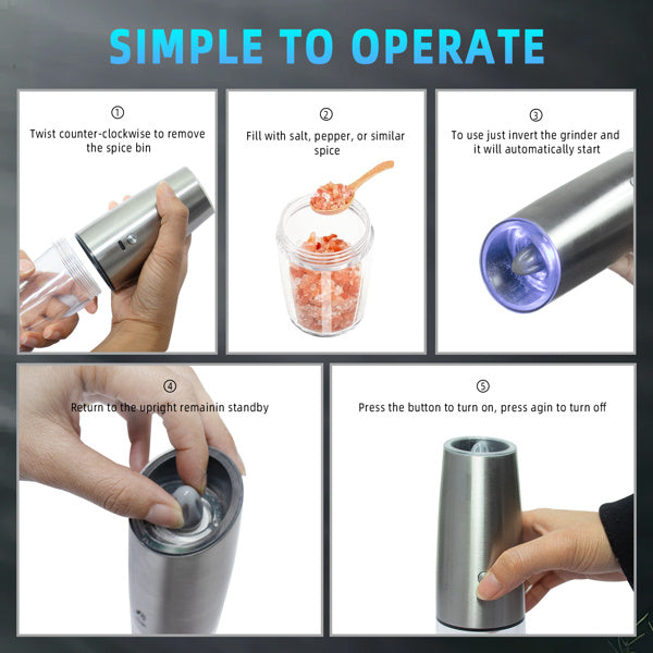 Electric Salt And Pepper Grinder