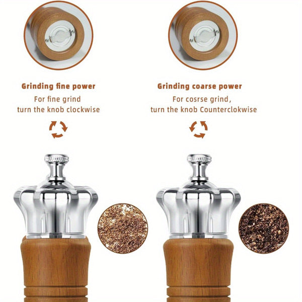 10 Inch Salt And Pepper Grinder Set