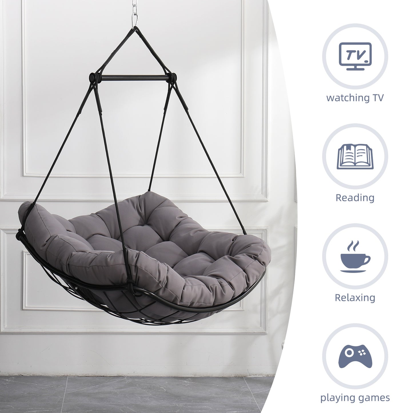Metal Swing Sling Chair