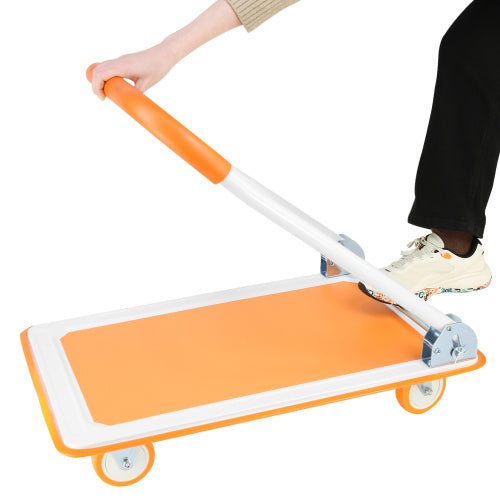 Mobile Platform Trolley, Foldable For Easy Storage, 360-degree Swivel Wheels, 330 Lb Weight Capacity Unavailable Platforms- Welfel , Temu